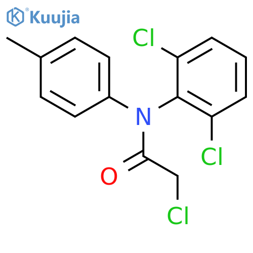 Acetamide, 2-chloro-N-(2,6-dichlorophenyl)-N-(4-methylphenyl)- structure