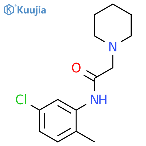 N-(5-Chloro-2-methyl-phenyl)-2-piperidin-1-yl-acetamide structure