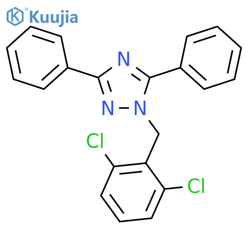 1-(2,6-Dichloro-benzyl)-3,5-diphenyl-1H-[1,2,4]triazole structure