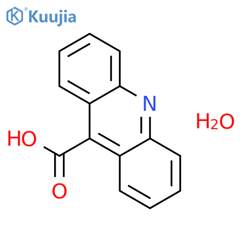 9-Acridinecarboxylic Acid Hydrate structure