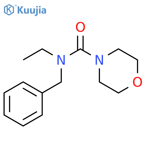 N-benzyl-N-ethylmorpholine-4-carboxamide structure