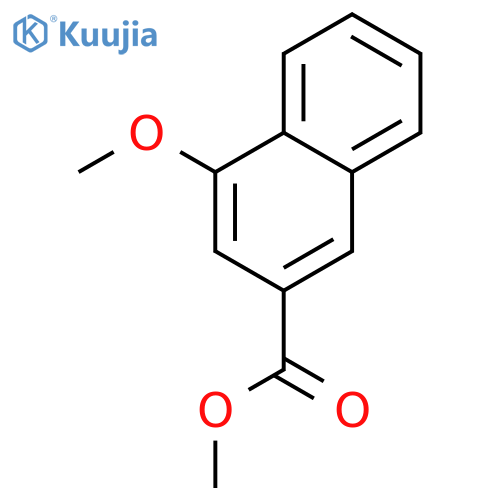 4-Methoxy-2-naphthalenecarboxylic Acid Methyl Ester structure