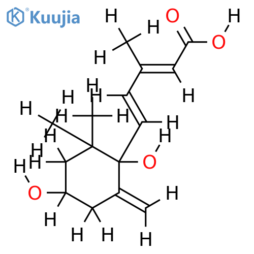 (+)-(1'S,4'S)-1',4'-Dihydroxy-gamma-ionylideneacetic acid structure
