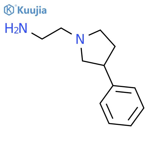 2-(3-Phenylpyrrolidin-1-yl)ethanamine structure