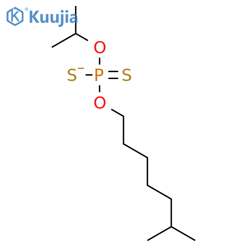 Phosphorodithioic acid, O-isooctyl O-(1-methylethyl) ester structure