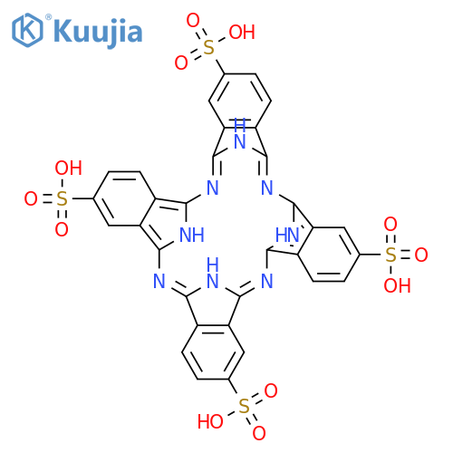 Phthalocyanine Tetrasulfonic Acid structure