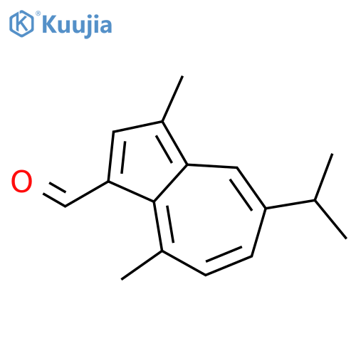 3,8-Dimethyl-5-(propan-2-yl)azulene-1-carbaldehyde structure