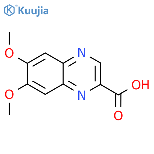 2-Quinoxalinecarboxylic acid, 6,7-dimethoxy- structure