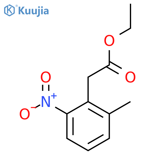 Ethyl 2-methyl-6-nitrophenylacetate structure