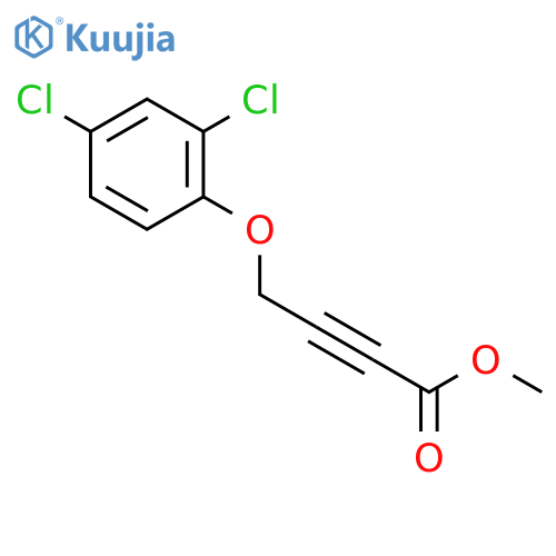 2-Butynoic acid, 4-(2,4-dichlorophenoxy)-, methyl ester structure