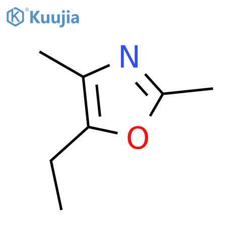 Oxazole, 5-ethyl-2,4-dimethyl- structure