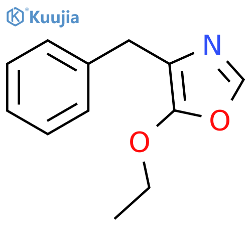 Oxazole, 5-ethoxy-4-(phenylmethyl)- structure