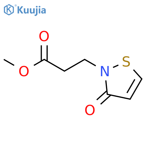 Methyl 3-(3-Oxo-2-isothiazolyl)propanoate structure