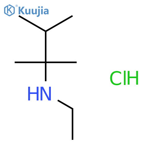 2-Butanamine, N-ethyl-2,3-dimethyl-, hydrochloride structure