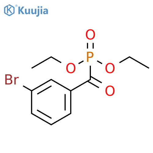 Phosphonic acid, (3-bromobenzoyl)-, diethyl ester structure