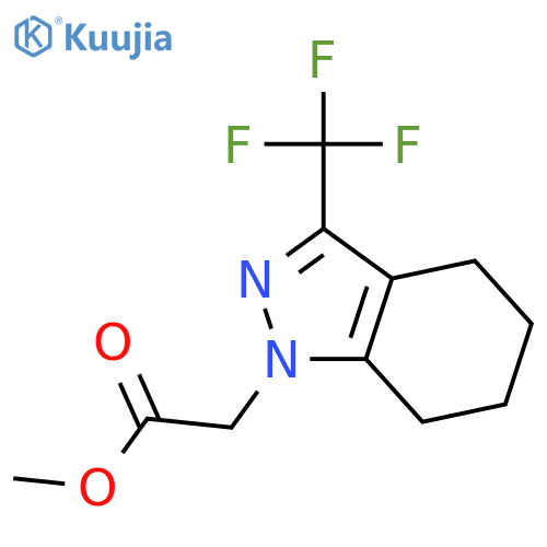 <br>(3-Trifluoromethyl-4,5,6,7-tetrahydro-indazol-1-yl)-acetic acid methyl este r structure