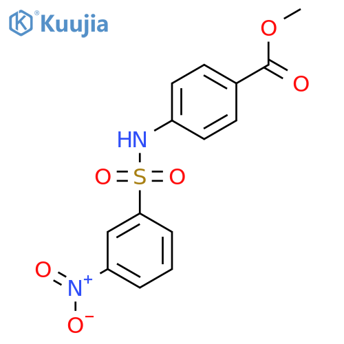 methyl 4-(3-nitrobenzenesulfonamido)benzoate structure