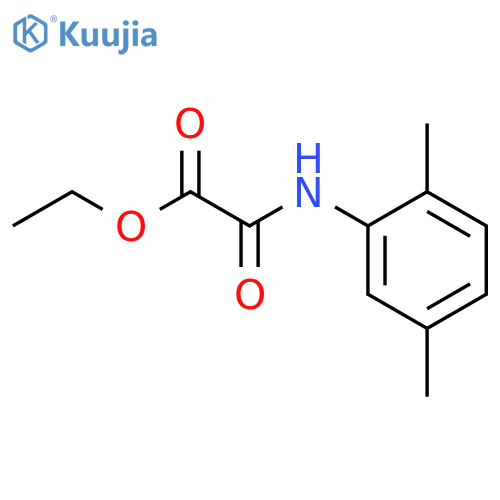 ethyl (2,5-dimethylphenyl)carbamoylformate structure