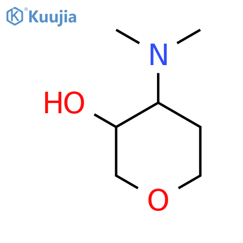 4-(Dimethylamino)oxan-3-ol structure