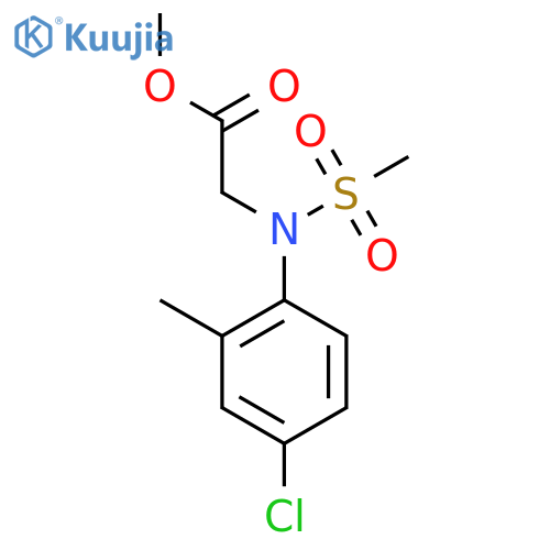 Methyl N-(4-chloro-2-methylphenyl)-N-(methylsulfonyl)glycinate structure