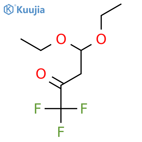 4,4-Diethoxy-1,1,1-trifluorobutan-2-one structure