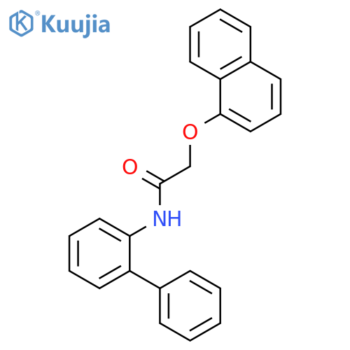 N-Biphenyl-2-yl-2-(naphthalen-1-yloxy)-acetamide structure
