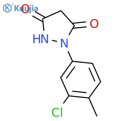 3,5-Pyrazolidinedione, 1-(3-chloro-4-methylphenyl)- structure