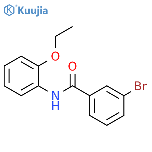 3-Bromo-N-(2-ethoxy-phenyl)-benzamide structure