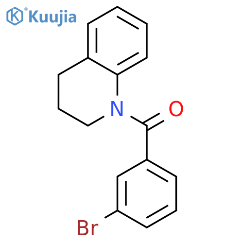 (3-Bromo-phenyl)-(3,4-dihydro-2H-quinolin-1-yl)-methanone structure