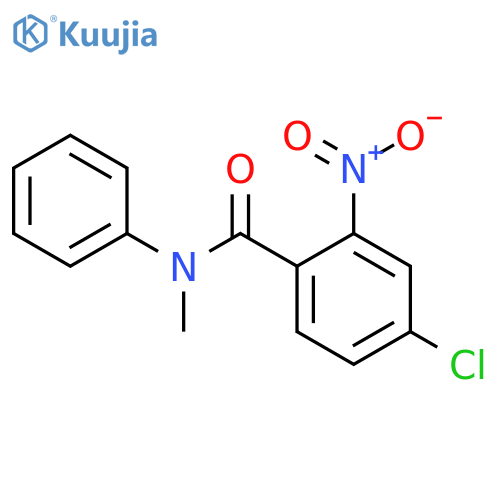 4-chloro-2-nitro-N-methyl-N-phenylbenzamide structure