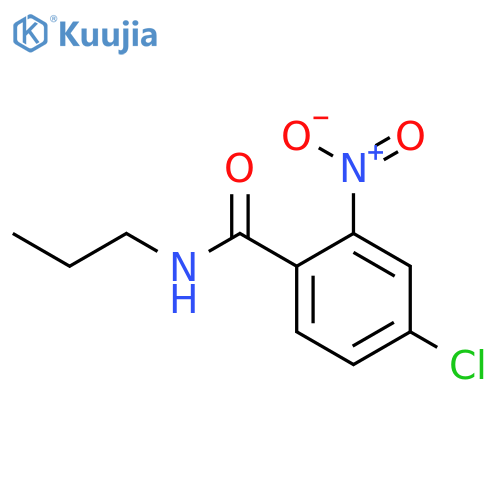 4-chloro-2-nitro-N-propylbenzamide structure
