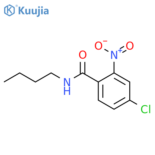 N-butyl-4-chloro-2-nitrobenzamide structure