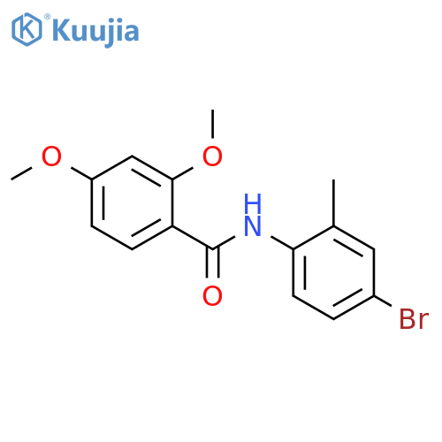 N-(4-bromo-2-methylphenyl)-2,4-dimethoxybenzamide structure
