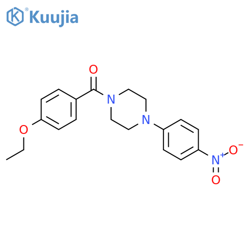 (4-Ethoxy-phenyl)-[4-(4-nitro-phenyl)-piperazin-1-yl]-methanone structure