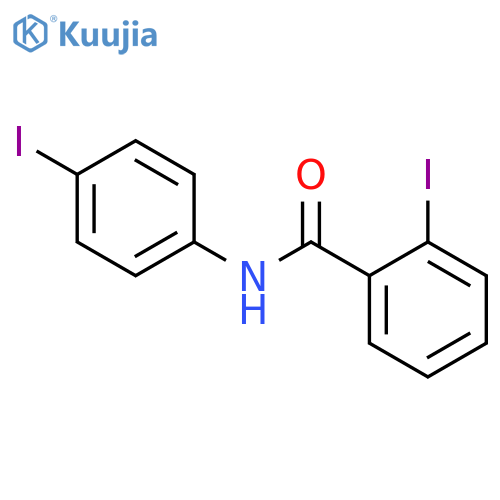 2-iodo-N-(4-iodophenyl)benzamide structure