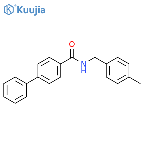 [1,1'-Biphenyl]-4-carboxamide, N-[(4-methylphenyl)methyl]- structure