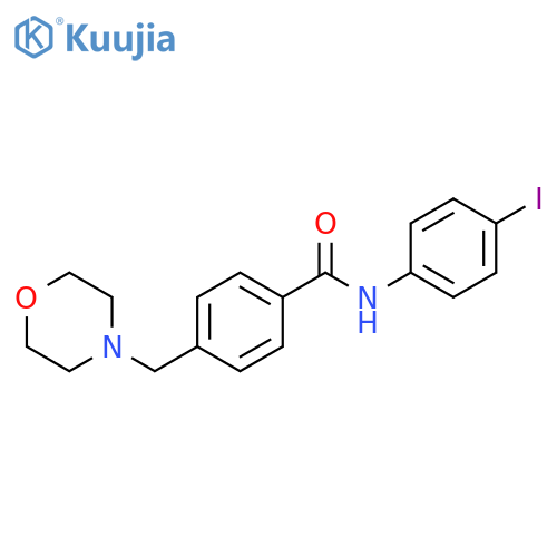 Benzamide, N-(4-iodophenyl)-4-(4-morpholinylmethyl)- structure