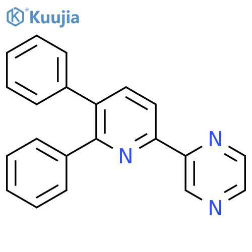 Pyrazine, (5,6-diphenyl-2-pyridinyl)- structure