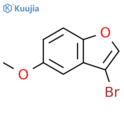 3-Bromo-5-methoxybenzofuran structure