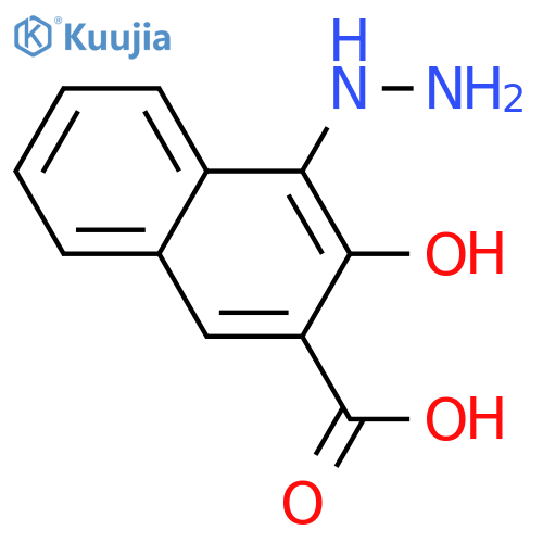 4-hydrazino-3-hydroxy-2-naphthoic Acid structure