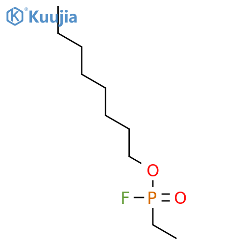 Phosphonofluoridic acid, ethyl-, octyl ester structure