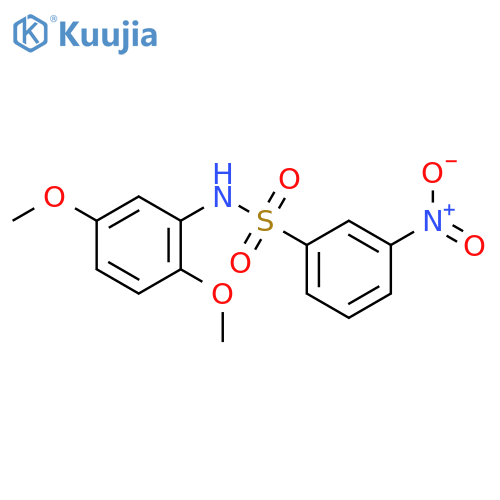 N-(2,5-Dimethoxyphenyl)-3-nitrobenzenesulfonamide structure
