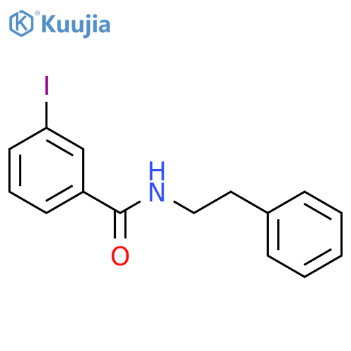 3-iodo-N-(2-phenylethyl)benzamide structure