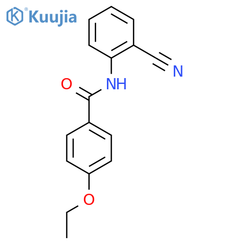 N-(2-cyanophenyl)-4-ethoxybenzamide structure