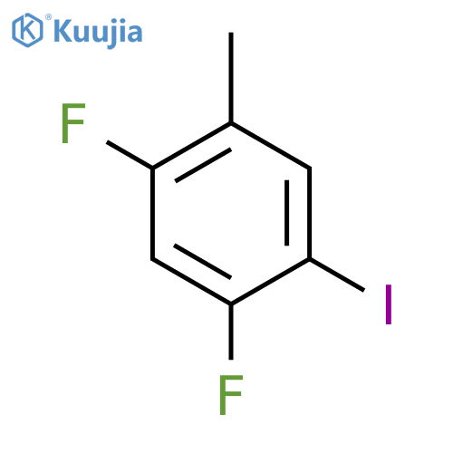 1,5-Difluoro-2-iodo-4-methylbenzene structure