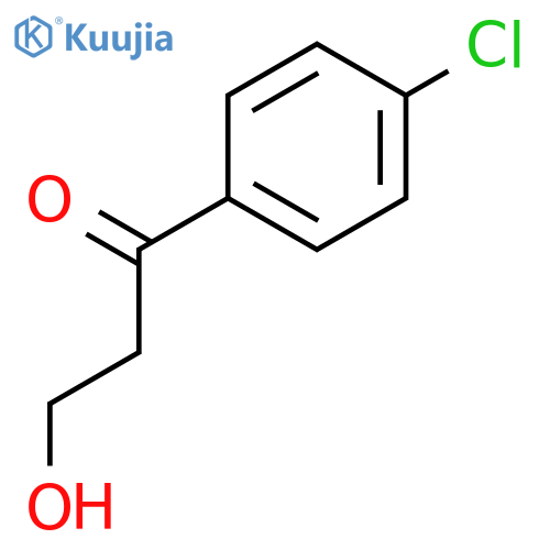 1-Propanone, 1-(4-chlorophenyl)-3-hydroxy- structure