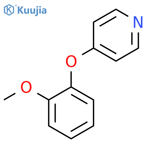 Pyridine, 4-(2-methoxyphenoxy)- structure
