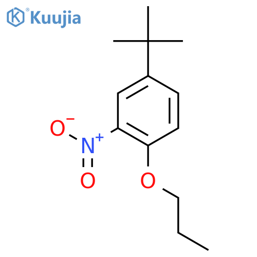 Ether-4-tert butyl-2-nitrophenylpropyl structure