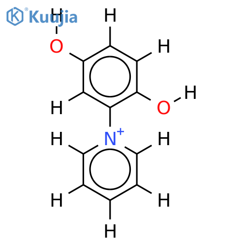 1-(2,5-Dihydroxy-phenyl)-pyridinium; Chlorid structure