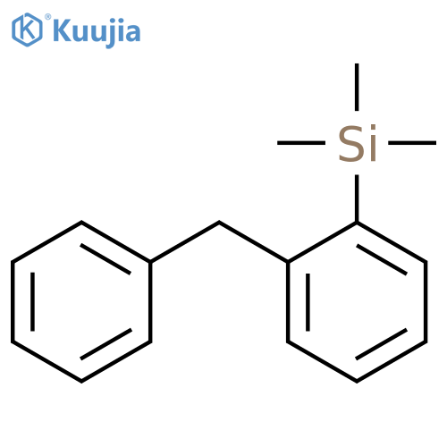1-(Phenylmethyl)-2-(trimethylsilyl)benzene structure